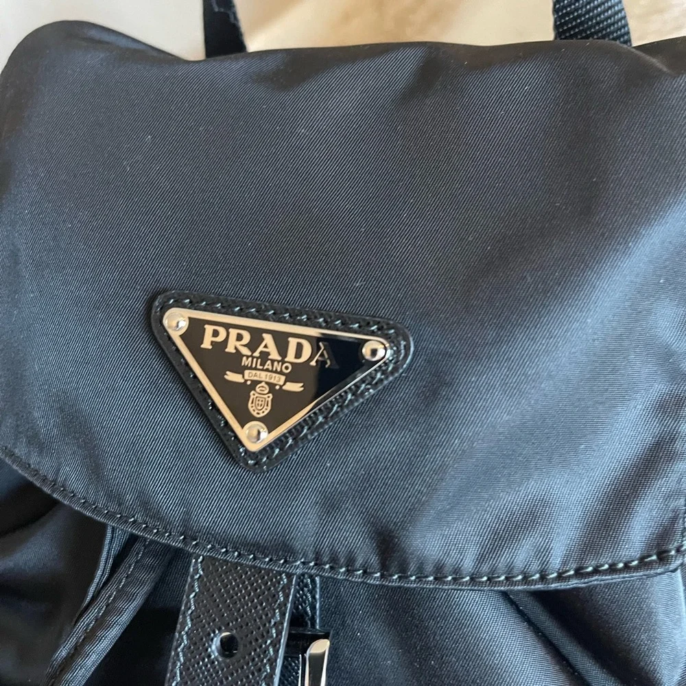 Prada Black small Nylon Backpack - Picture 13 of 15